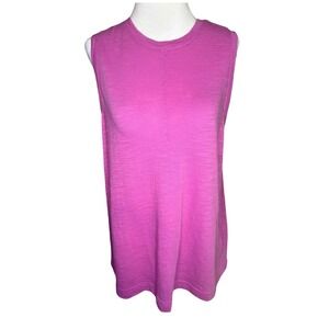 Caslon Knit Tank Top Sleeveless Casual Everyday Comfy‎ Pink Size Medium NWT